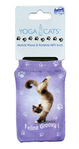 YP012 - Feline Groovy Yoga Pet Phone Sock