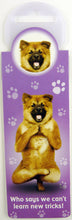 Load image into Gallery viewer, YP015 - New Tricks Yoga Pet Bookmark