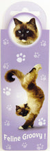 Load image into Gallery viewer, YP024 - Feline Groovy Yoga Pet Bookmark
