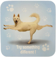 Load image into Gallery viewer, YP032 - Try Something Yoga Pet Coaster