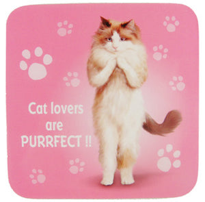 YP034 - Cat Lovers Yoga Pet Coaster