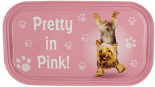 Load image into Gallery viewer, YP054 - Pretty In Pink Yoga Pet Tin Magnet